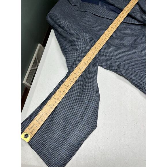 Lauren Ralph Lauren Wool Silk Blend Button Front Suit Coat Blazer Mens 44S - Picture 6 of 9